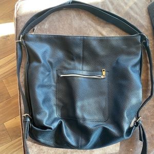 CHIC LEATHER BACKPACK PURSE COMBO